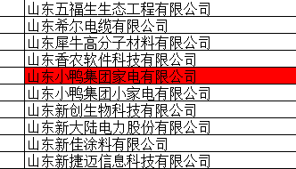 喜報！熱烈祝賀小鴨家電公司榮獲省級“專精特新”企業(yè)榮譽(yù)稱號！